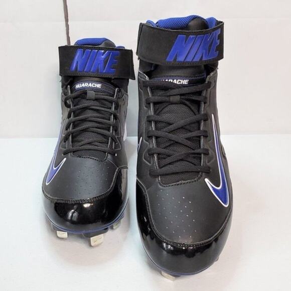 Nike Huarache Strike Mid Metal Baseball Cleats 14 - Picture 8 of 10